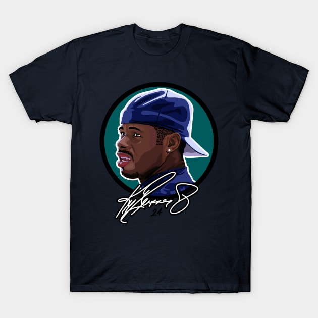 Ken Griffey Jr. T-Shirt by Carl Cordes